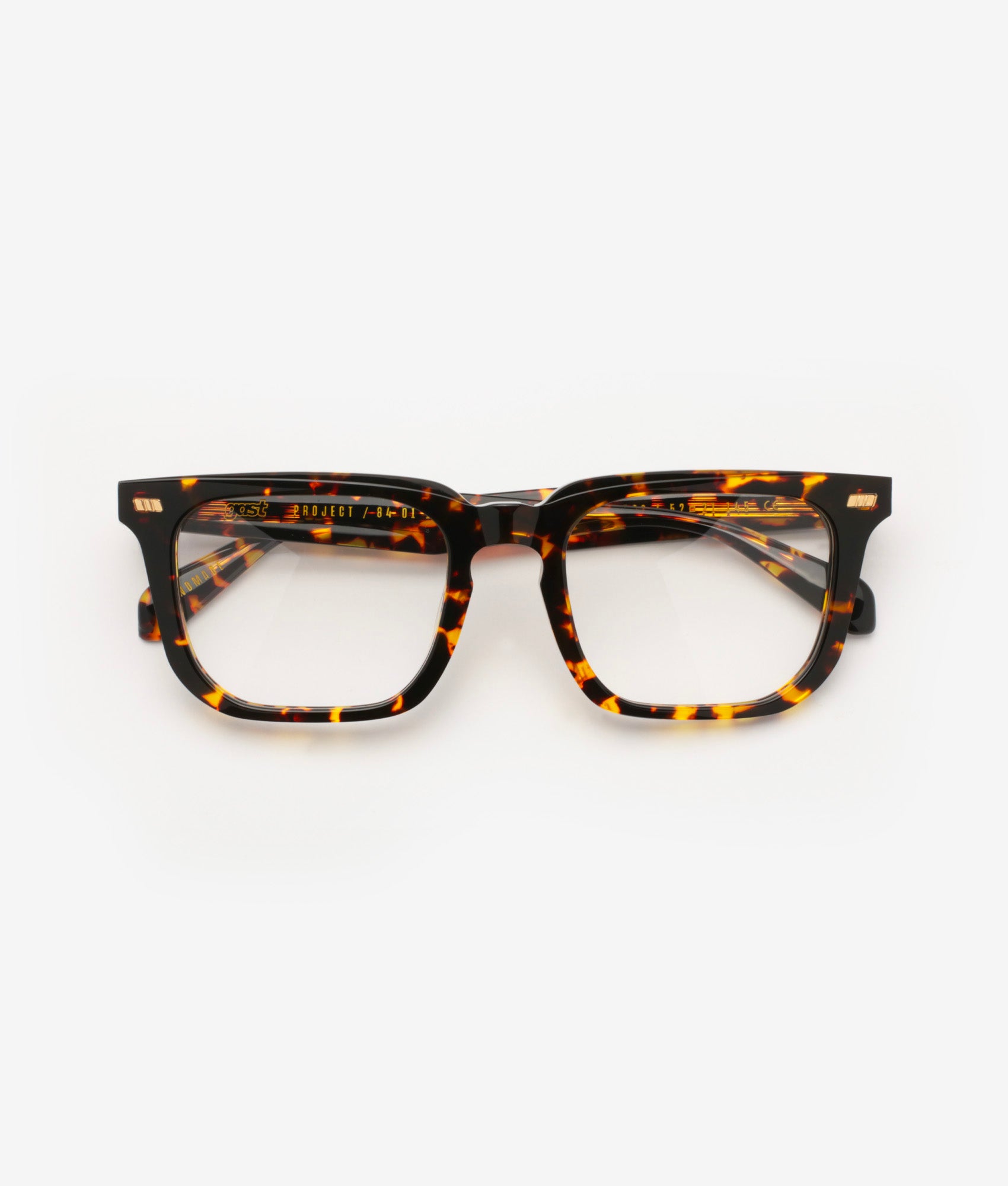Sirio Havana Flame Square Eyeglasses | Gast – GAST Shop Online