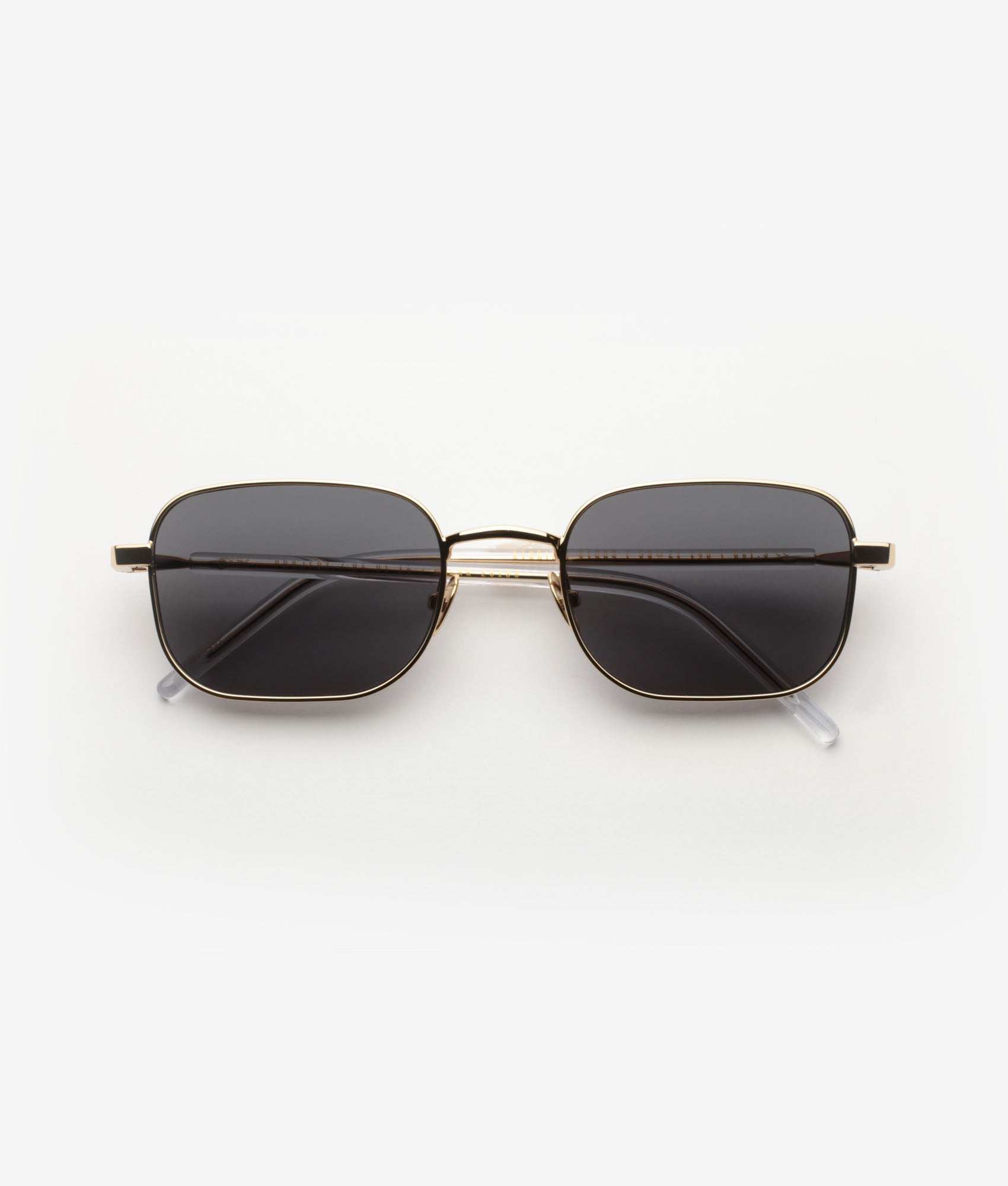 サングラス GAST FW25 Gast Eyewear - (NOT - gold (NOT GOLD) Not Common Black Gold Square Sunglasses | Gast – GAST Shop